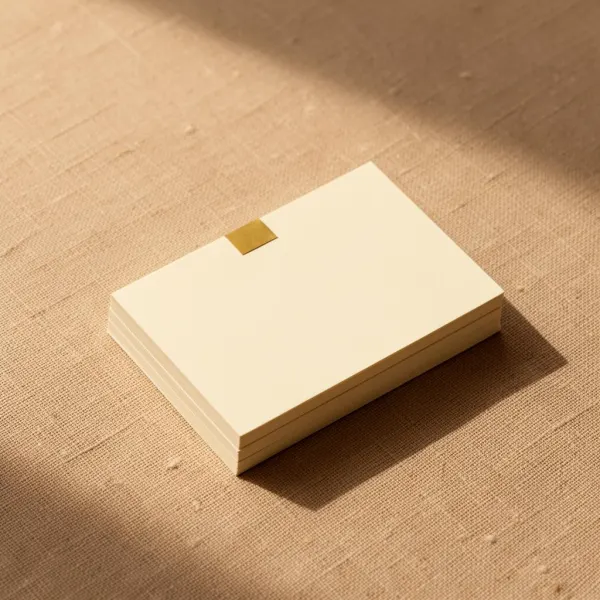 A stack of prompt cards
